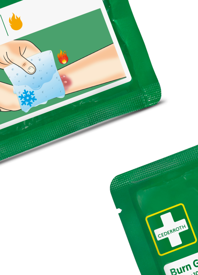 Burn compress-pakketten
