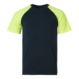 Navy/fluorescent yellow