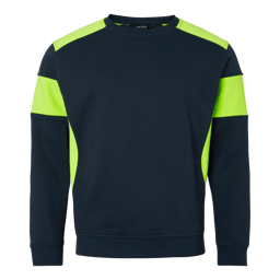 Navy/fluorescent yellow