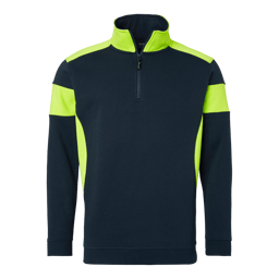 Navy/fluorescent yellow