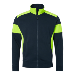 Navy/fluorescent yellow