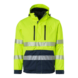 Fluorescent yellow/navy