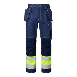 Navy/fluorescent yellow