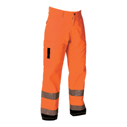 Fluorescent orange/navy