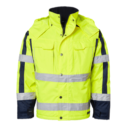 Fluorescent yellow/navy