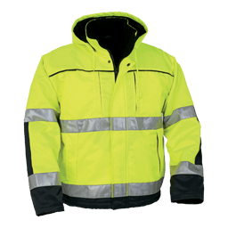 Fluorescent yellow/navy