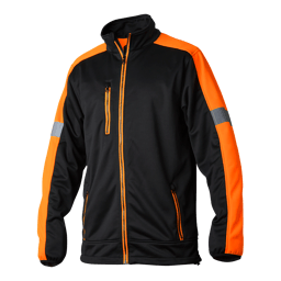 Black/fluorescent orange