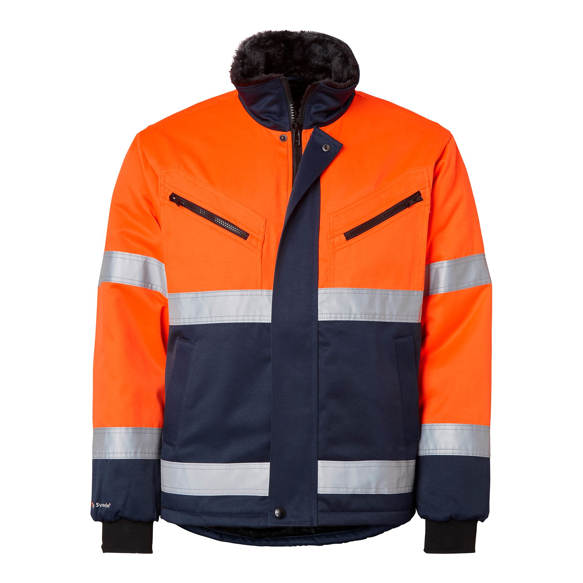 Fluorescent orange/navy (991)